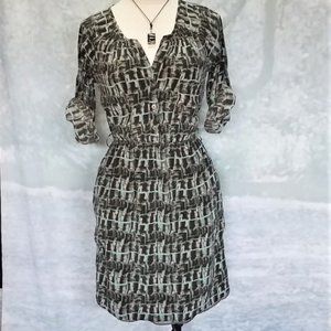 Gray & Teal Everyday Dress Anthropologie